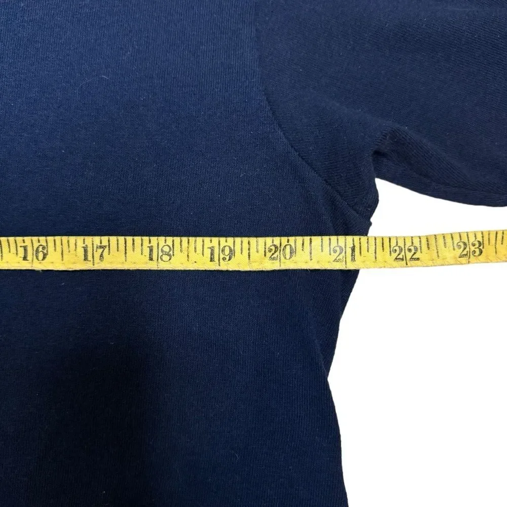 Delta Dog Skull Unisex Navy Short Sleeve Preshrunk Cotton T-Shirt Size Large - Picture 6 of 7